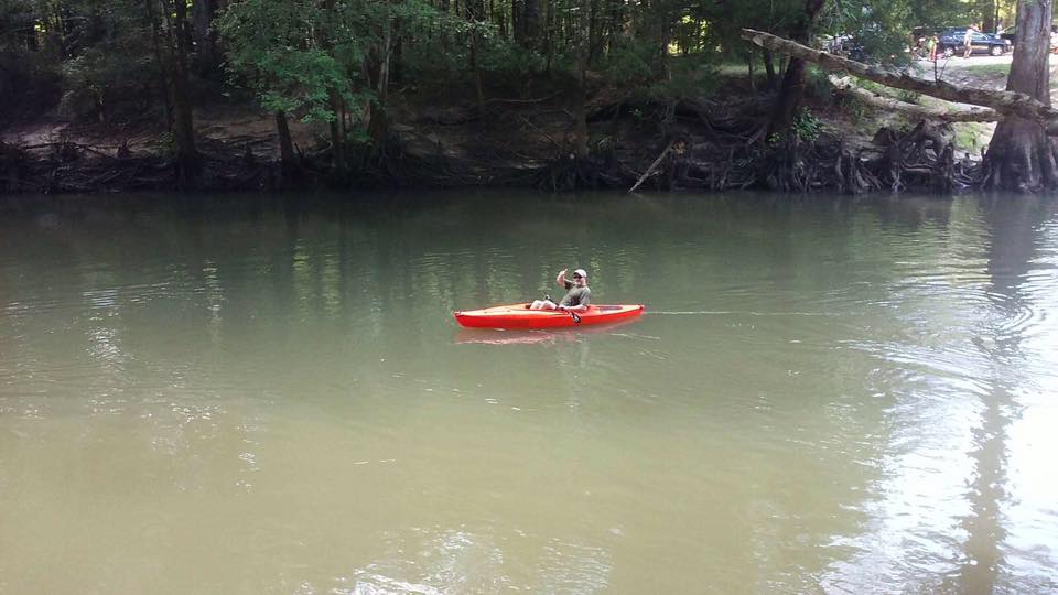 Person Enjoying Kayak Ride